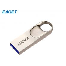  忆捷（EAGET）64GB USB3.0 U盘 U20迷你款 珍珠镍色 全金属高速读写防水防尘优盘