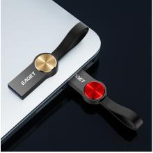 忆捷（EAGET）64GB USB3.0 U80 高速读写U盘 金属U盘 防尘防水迷你优盘 锖金色
