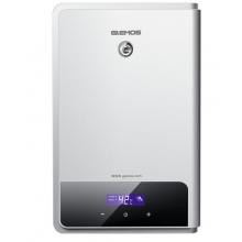 格林姆斯（GLEMOS）即热式电热水器 过水热变频恒温超薄速热免储水直热淋浴洗澡 WZL6-85 银色