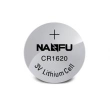 南孚(NANFU)CR1620纽扣电池5粒装 3V 锂电池 适用马自达世嘉标致等汽车钥匙 手表电池/主板电池/遥控器等用