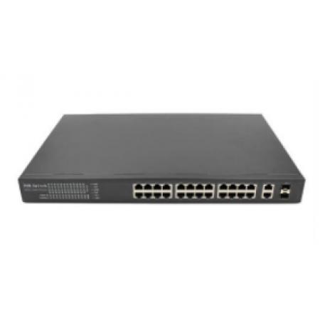 海康威视 24口百兆POE交换机 DS-3E1326P-S(国内标配)/轻网管