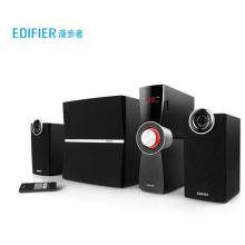 漫步者（EDIFIER）C2X 外置功放 全木质音箱 音响 电脑音箱 黑色