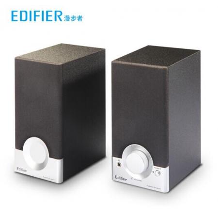 漫步者（EDIFIER） R18T 2.0声道 木质多媒体音响音箱 电脑音响 黑色