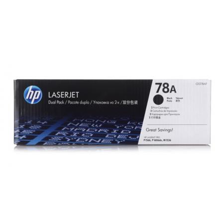 惠普（HP）CE278AF 黑色双包硒鼓 78A（适用P1566 P1606dn M1536dnf）