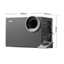 漫步者（EDIFIER） R201T北美 2.1声道 多媒体音箱 音响 电脑音箱 黑色