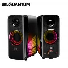 JBL 量子 QDUO 蓝牙音箱电脑音响 炫彩灯效独立高低音炮台式机手机音响黑色