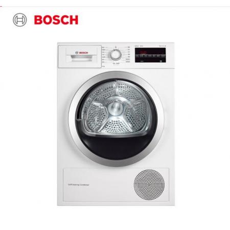 博世（BOSCH）9公斤烘干机 热泵干衣机 除菌烘 低温护衣 智控烘干 WTW875601W