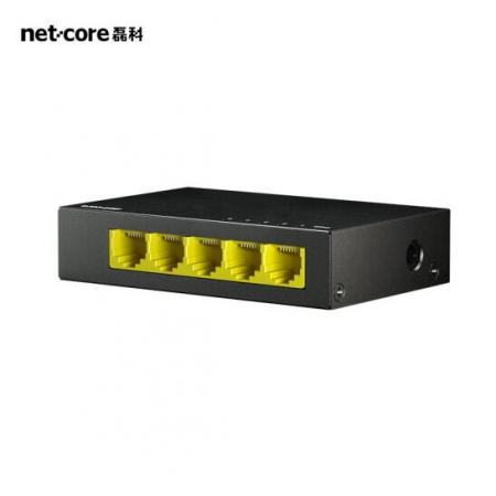 磊科（netcore）5口千兆交换机 监控网络网线以太网分线器 企业级小型办公交换器 金属机身 NS315