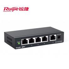 锐捷（Ruijie）铁壳非网管企业级交换器 分流器网线分线器 RG-ES105D 5口百兆交换机