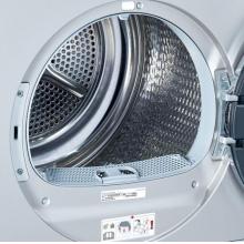 博世 BOSCH 9公斤 除菌烘干 婴幼烘 智能滚筒干衣机 热泵 家居互联（银色）WTU87RH80W