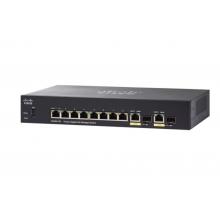 思科（CISCO）SG350-10MP-K9-CN 三层网管POE企业交换机