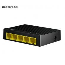 磊科（netcore）S5G 5口千兆交换机 企业级交换器 监控网络小型办公以太网分线器 分流器 兼容百兆