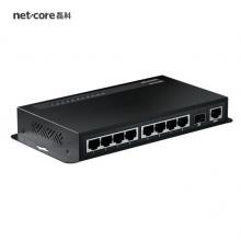 磊科（netcore）NS1310GPE 10口全千兆光口级联POE交换机 8口千兆POE+1千兆上联口+1千兆SFP光口 钢壳材质