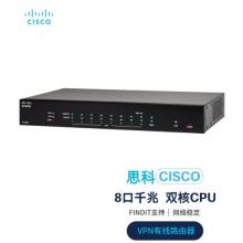 思科（CISCO） RV260-K9-CN 8口千兆以太网 双核CPU FindIT支持 VPN有线路由器