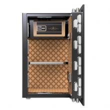 虎牌保险柜办公全钢电子密码60cm入墙保管柜BGX-5/D1-60睿智黑