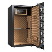 虎牌保险柜办公全钢电子密码80cm入墙保管柜BGX-5/D1-80睿智黑