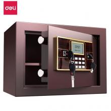 得力(deli)保险柜 高25CM加深型入墙入柜保管箱 小型办公保险箱 锐剑33118