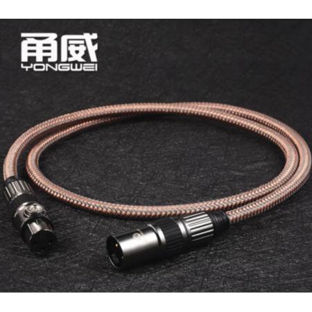 甬威 卡农线对母话筒线 音箱音频线10m