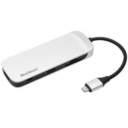 金士顿（Kingston）USB Type-C 充电器 4K HDMI输出 读卡器 7接口多功能集线器（Nucleum）