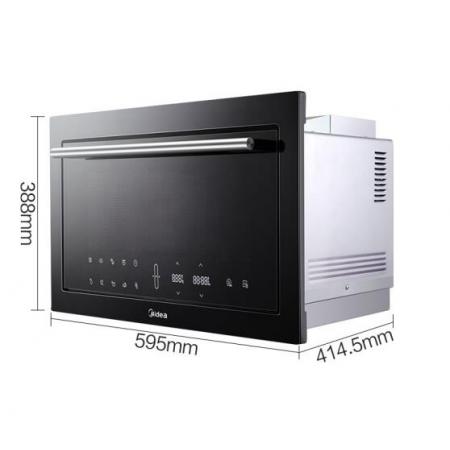 美的（Midea）极光系列 25L 智能湿度感应 嵌入式微波炉 TG025QJG-NAH