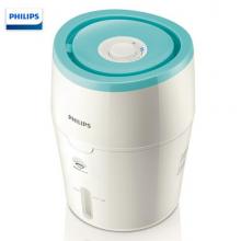 飞利浦(PHILIPS)加湿器 纳米无雾 便捷加水 加湿器 低噪空气加湿器 加湿 HU4801/00（白色+浅绿色）