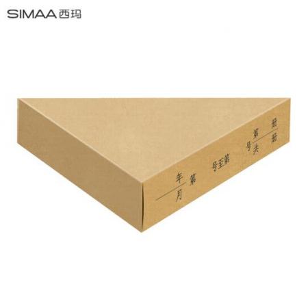 西玛（SIMAA）195-36通用凭证包角纸 195*145mm 25张/包（可包50个）记账凭证报销单装订封面封皮