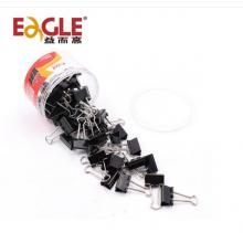 益而高（EAGLE）黑色长尾夹燕尾夹子金属文件夹票据夹办公文具 25mm48只/筒SA18P-P 2桶装