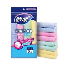 抹布 妙洁 MTF8 超细纤维吸水抹布 30*30cm 8个/袋