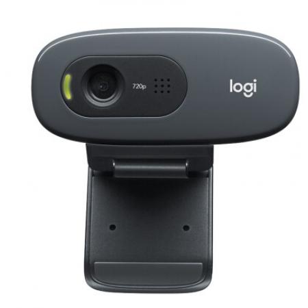 罗技（Logitech）C270i高清网络摄像头 网课 摄像头 视频通话 麦克风台式机电脑摄像头 c270i