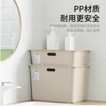 茶花 收纳盒  桌面收纳盒 整理盒 储物盒收纳箱9L 2支装