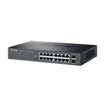 TP-LINK 云交换TL-SG2218P 全千兆18口Web网管 云管理PoE交换机 (16PoE口+2千兆SFP)