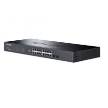 TP-LINK 云交换TL-SG2218 16口全千 兆Web网管 云管理交换机 +2个千兆SFP端口 企业级 监控网络 网线分线器