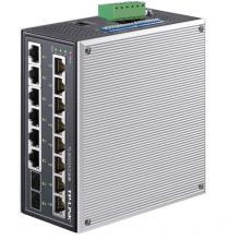TP-LINK普联4口8口百兆千兆工业以太网交换机企业tp交换器导轨式壁挂网络分流器集线器 TL-SG2216工业级