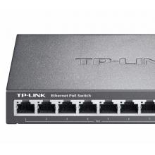 TP-LINK SL1210P 10口千兆上联POE交换机 8个百兆口+2千兆口+1千兆光纤口