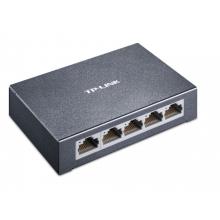 TP-LINK 5口百兆交换机 4口监控网络网线分线器 分流器 金属机身 TL-SF1005D