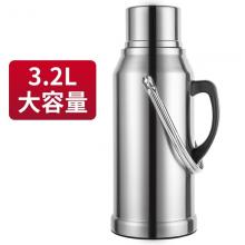 天喜（TIANXI） 3.2L 保温壶暖壶大容量精钢水壶玻璃内胆暖瓶 开水瓶