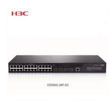新华三（H3C）核心办公网络集成解决方案（ER5200G3+F100-C-G3+S5560S-28P-SI+Mini S1248*4）适用200人