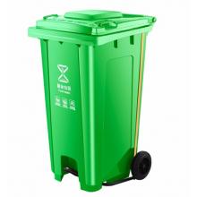 分类垃圾桶 绿色（厨余垃圾） 120L 蓝鲸环卫