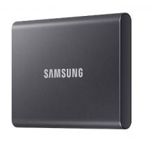 三星（SAMSUNG） MU-PC1T0T 移动硬盘 1TB Type-c USB 3.2 移动固态硬盘（PSSD） T7 灰色 NVMe传输速度1050MB/s 超薄时尚（单位：个）