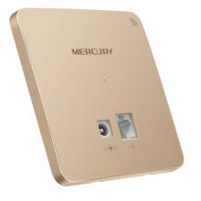 水星（MERCURY）MIAP300D 金色版 300M无线86型面板式AP 企业级酒店别墅wifi接入点 DC供电 AC管理