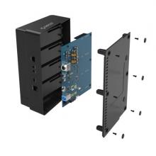 奥睿科(ORICO)硬盘座USB3.0四盘位脱机拷贝外置硬盘盒子2.5/3.5英寸SATA串口笔记本台式机硬盘底座6648US3-C