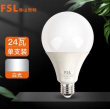 佛山照明（FSL）LED灯泡大功率节能灯具24W日光色E27大口6500K