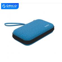 奥睿科（ORICO）2.5英寸移动硬盘保护包 多功能数码收纳包牛津布耐磨便携保护套盒子 蓝色PH-D1