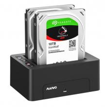 麦沃MAIWO 硬盘底座 USB3.0外置读取3.5英寸双盘拷贝机串口机械固态硬盘盒子 硬盘拷贝机+数据抹除机-K3082CE