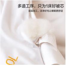 南极人NanJiren 100%澳洲羊毛 抗菌羊毛被 双人加厚秋冬被子冬季被芯 200*230cm 7斤