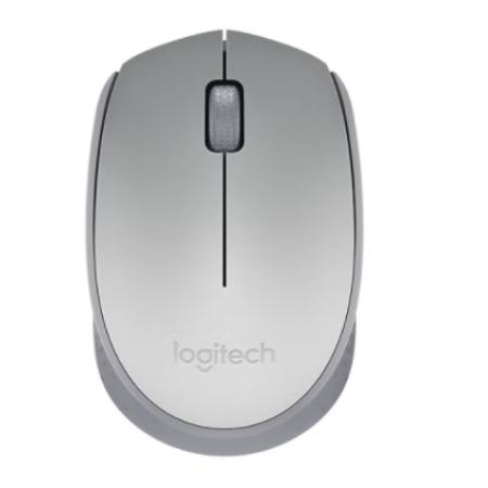 罗技（Logitech）M188无线鼠标 银色