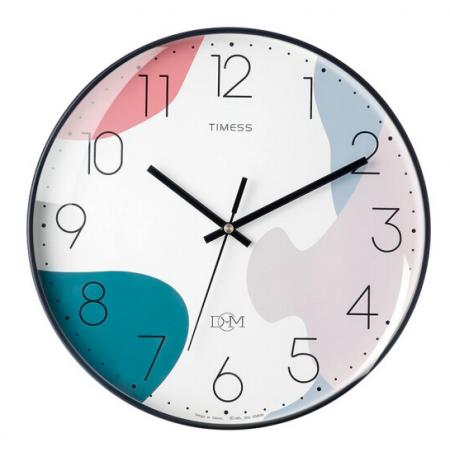Timess 挂钟钟表客厅创意北欧时钟万年历温度石英钟简约轻奢表挂墙 P50-2【30厘米款】