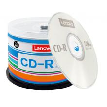 联想（Lenovo）CD-R 光盘/刻录盘 52速700MB 办公系列 桶装50片 空白光盘