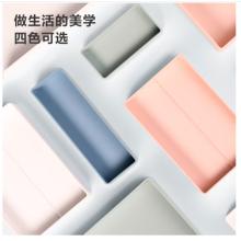 得力纽赛(NUSIGN) 办公收纳6件套 德国创意设计DIY文件架文件框盘桌面收纳新人入职套装 净白NS001