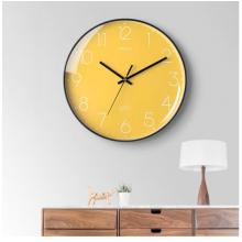 Timess 挂钟钟表客厅创意北欧时钟万年历温度石英钟简约轻奢表挂墙 P50-5【30厘米款】